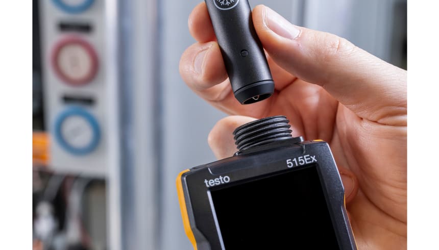 Testo 515 Ex - Detektor nieszczelności czynników chłodniczych - Czułość 1 g/rok